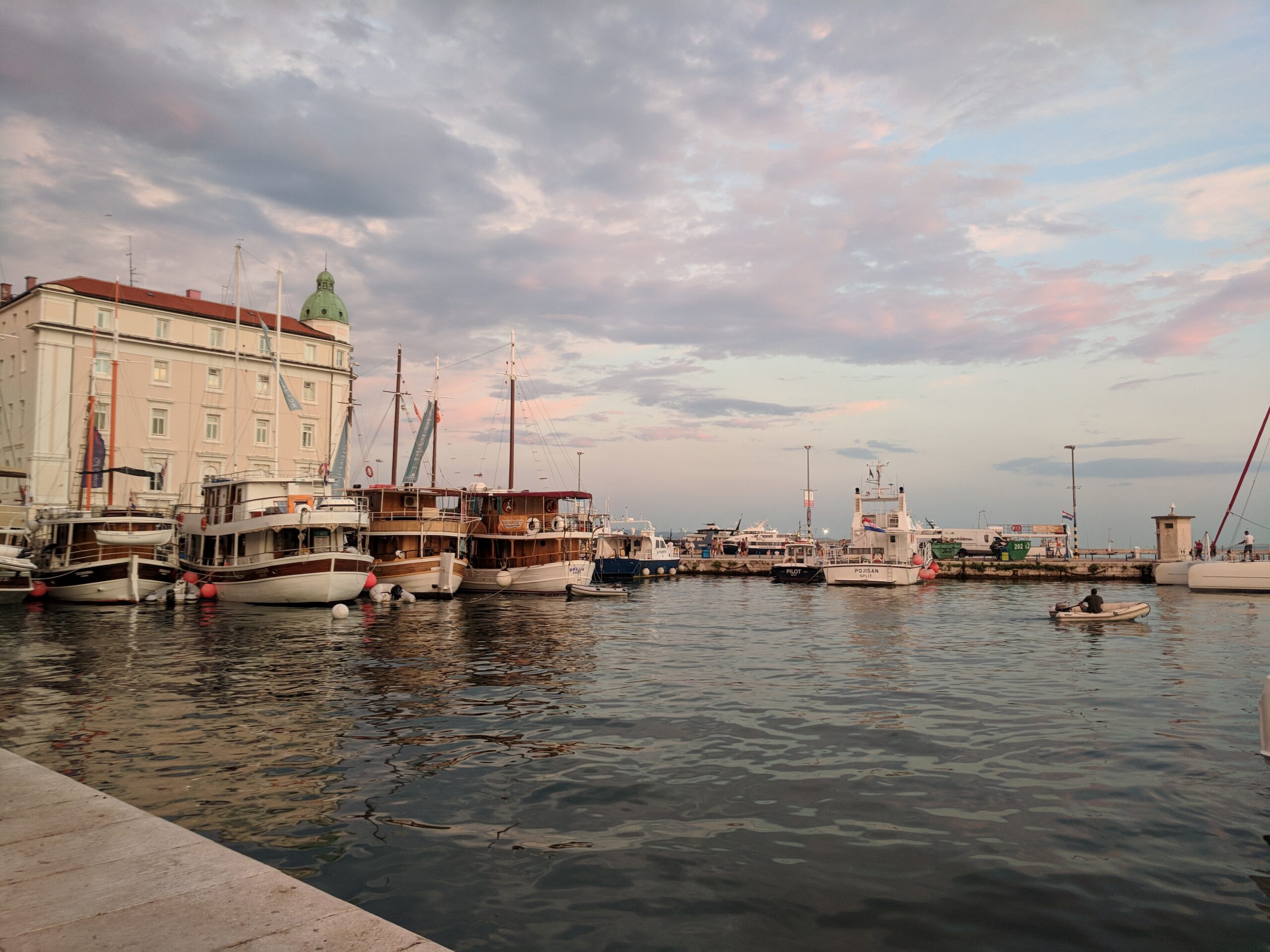 Harbour at Split, Croatia